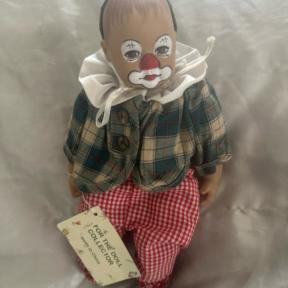 Heidi Ott Handmade Clown Doll
